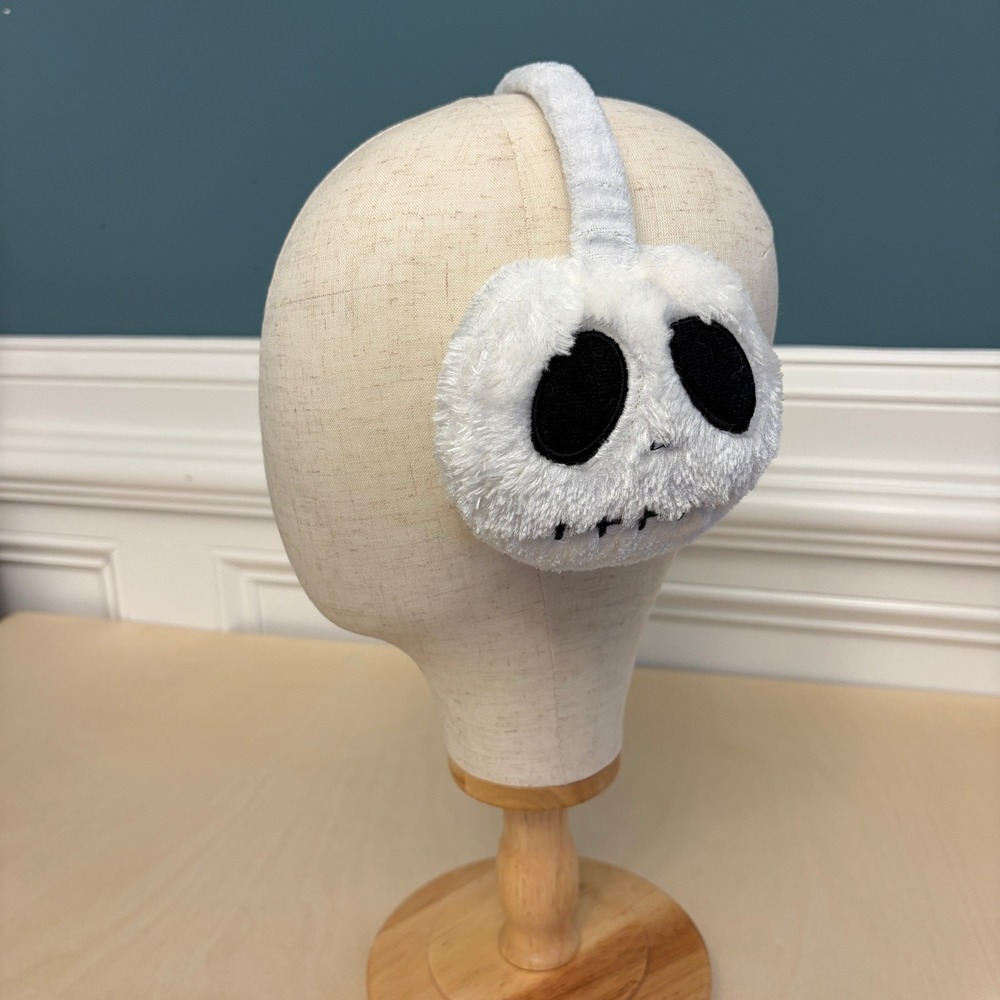 Disney Jack Skellington Earmuffs Nightmare Before Christmas Halloween Spooky